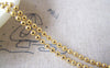 Accessories - 16ft (5m) Of Gold Tone Iron Bead Chain 2.4mm A4572
