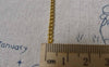 Accessories - 16ft (5m) Of Gold Tone Steel Curb Chain Link Size 2.5mm A6847