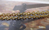 Accessories - 16ft (5m) Of Gold Tone Steel Oval Cable Thick Chain Link 2.6mm A6721