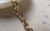Accessories - 16ft (5m) Of KC Gold Rose Gold Tone Steel Oval Chain Link 7.5x10mm A6438