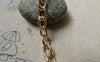 Accessories - 16ft (5m) Of KC Gold Rose Gold Tone Steel Oval Chain Link 7.5x10mm A6438