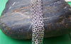 Accessories - 16ft (5m) Of Platinum White Gold Tone Brass Flat Oval Cable Chain Link 1.5mm A3949