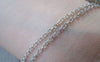 Accessories - 16ft (5m) Of Platinum White Gold Tone Brass Oval Cable Chain Link 2mm A4418