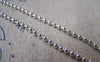 Accessories - 16ft (5m) Of Silver Plated Iron Bead Chain 2.4mm A2720