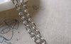 Accessories - 16ft (5m) Of Silver Tone Iron Round Oval Chain  Link 4.5x6mm A5886
