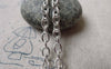Accessories - 16ft (5m) Of Silver Tone Iron Round Oval Chain  Link 4.5x6mm A5886