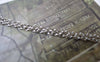 Accessories - 16ft (5m) Of Silvery Gray Nickel Tone Steel Oval Cable Chain Link 1.6mm A7228