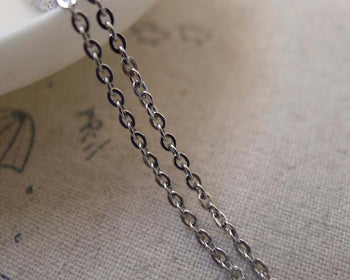 Accessories - 16ft (5m) Of Stainless Steel Flat Oval Cable Chain 1.9mm A7442