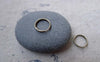 Accessories - 180 Pcs Of Antique Bronze Iron Split Rings 11mm A7713