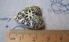 Accessories - 2 Pcs Of Antique Bronze Brass Filigree Heart Photo Locket Charms 25mm A3549