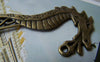 Accessories - 2 Pcs Of Antique Bronze Dragon Hook Bookmark Charms 115mm A5756