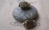 Accessories - 2 Pcs Of Antique Bronze Filigree Fish Beads 17x18mm A1805