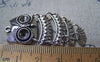 Accessories - 2 Pcs Of Antique Silver Lovely Owl Parts Charms 20x45mm A2917