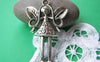Accessories - 2 Pcs Of Tibetan Silver Antique Silver Fairy Pendants Charms 38x58mm A1553