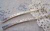 Accessories - 2 Pcs Of Tibetan Silver Flower Bookmarks 23x121mm Double Sided A2330