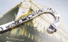 Accessories - 2 Pcs Of Tibetan Silver Hook Flower Bookmarks 25x121mm  A4712