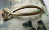 Accessories - 20 Pcs Antique Bronze Curved Fish Connector Bracelet Charms 10x48mm A6756