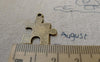 Accessories - 20 Pcs Antique Bronze Puzzle Piece Charms  19x22mm  A6317