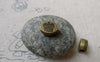 Accessories - 20 Pcs Antique Bronze Rondelle Crown Spacer Beads 9x11mm A6656