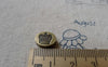 Accessories - 20 Pcs Antique Bronze Rondelle Crown Spacer Beads 9x11mm A6656