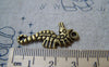Accessories - 20 Pcs Antique Bronze Seahorse Charms Double Sided 16x32mm A5768