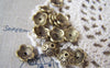 Accessories - 20 Pcs Antique Bronze Spacer Bead Caps 11mm A4509