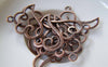 Accessories - 20 Pcs Antique Copper Angel Wing Frame Charms 14x27mm A5361