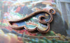 Accessories - 20 Pcs Antique Copper Angel Wing Frame Charms 14x27mm A5361