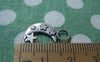 Accessories - 20 Pcs Antique Silver Crescent Moon Star Charms 14mm A1038