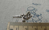 Accessories - 20 Pcs Antique Silver Fairy Charms 16x25mm Double Sided  A6569