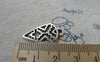 Accessories - 20 Pcs Antique Silver Filigree Abstract Arrow Symbol Connectors Charms 13x21mm A6694