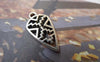 Accessories - 20 Pcs Antique Silver Filigree Abstract Arrow Symbol Connectors Charms 13x21mm A6694