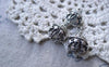 Accessories - 20 Pcs Antique Silver Filigree Star Charms 14x20mm A7638