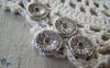Accessories - 20 Pcs Antique Silver Flower Textured Rondelle Chips Spacer Beads 12mm A5375
