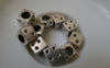 Accessories - 20 Pcs Antique Silver Gambling Dice Cube Beads 7mm A7498
