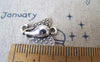 Accessories - 20 Pcs Antique Silver Ivory Elephant Charms 15x16mm A595