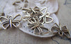 Accessories - 20 Pcs Antique Silver Pewter Butterfly Frame Charms 11x16mm A788
