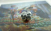 Accessories - 20 Pcs Antique Silver Plum Flower Spacer Beads 8x8mm A5835