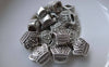 Accessories - 20 Pcs Antique Silver  Rondelle Crown Spacer Beads 10x11mm A7564