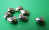 Accessories - 20 Pcs Antique Silver Rondelle Heart Beads 7x9mm A904