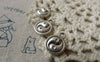 Accessories - 20 Pcs Antique Silver Tai Chi Trigrams Charms Pendants Double Sided 10mm A6424