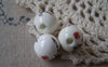 Accessories - 20 Pcs Bamboo Chinese Ceramic Beads Round 12mm A5318