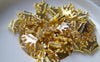Accessories - 20 Pcs Gold Crown Charms Flat Double Sided 10x12mm A774