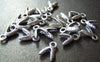 Accessories - 20 Pcs Of Anique Silver Lovely Charms 9x13mm A877