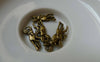 Accessories - 20 Pcs Of Antique Bronze 3D Deer Charms 7x19mm Double Sided A5553