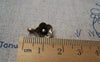 Accessories - 20 Pcs Of Antique Bronze 5 Leaf Flower Charms 10x14mm A413