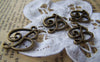 Accessories - 20 Pcs Of Antique Bronze Alphabet Letter B Charms 16x18mm A481