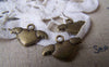 Accessories - 20 Pcs Of Antique Bronze Angel Heart Wing Charms  12x17mm A1520