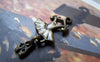 Accessories - 20 Pcs Of Antique Bronze Ballet Dress Shoes Charms 10x22mm A5062