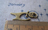 Accessories - 20 Pcs Of Antique Bronze Bow Tie Cat Charms 10x25mm A4152